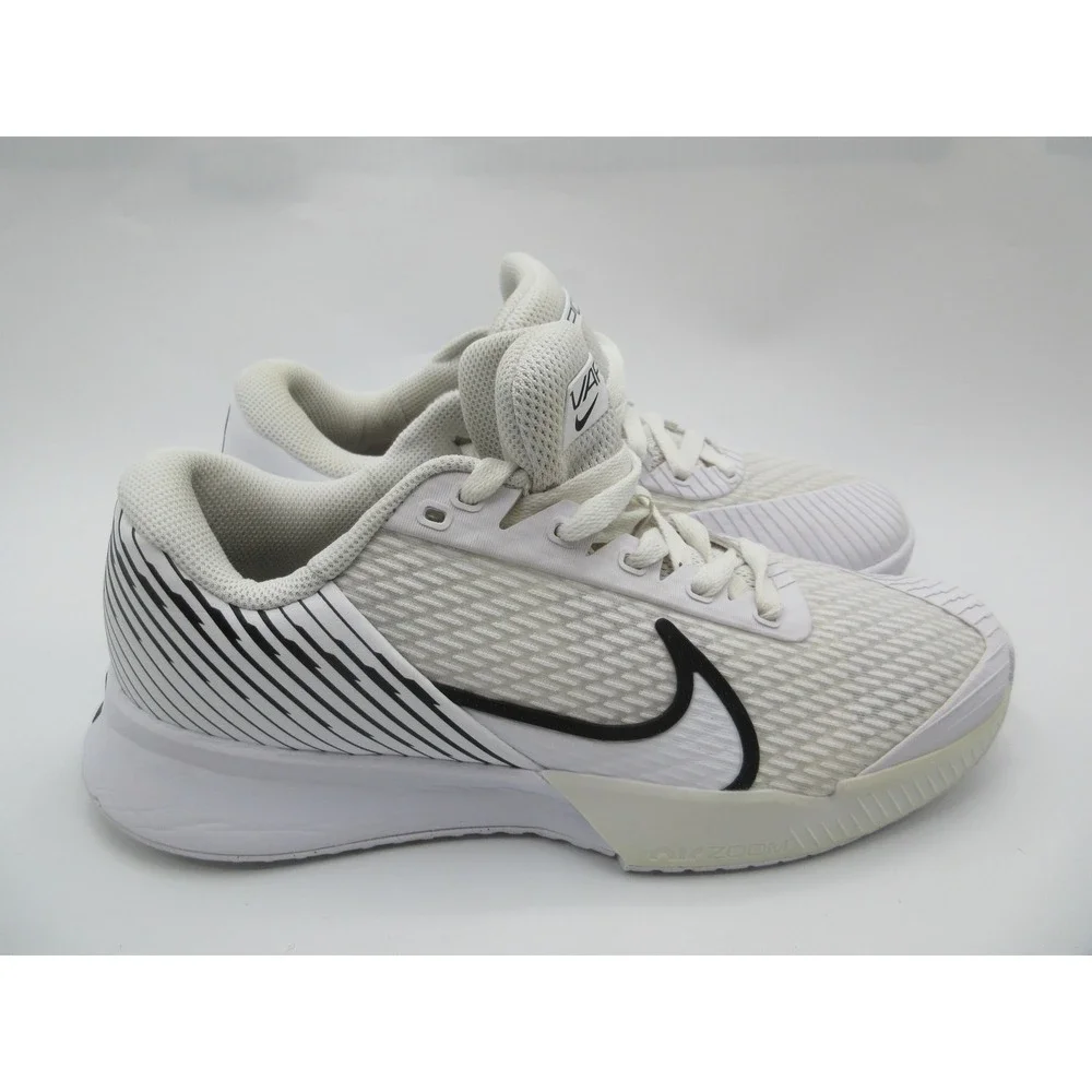Nike Vapor Pro Shoes Womens Size 8 White Tennis Sneakers Cushioned DR6192-101